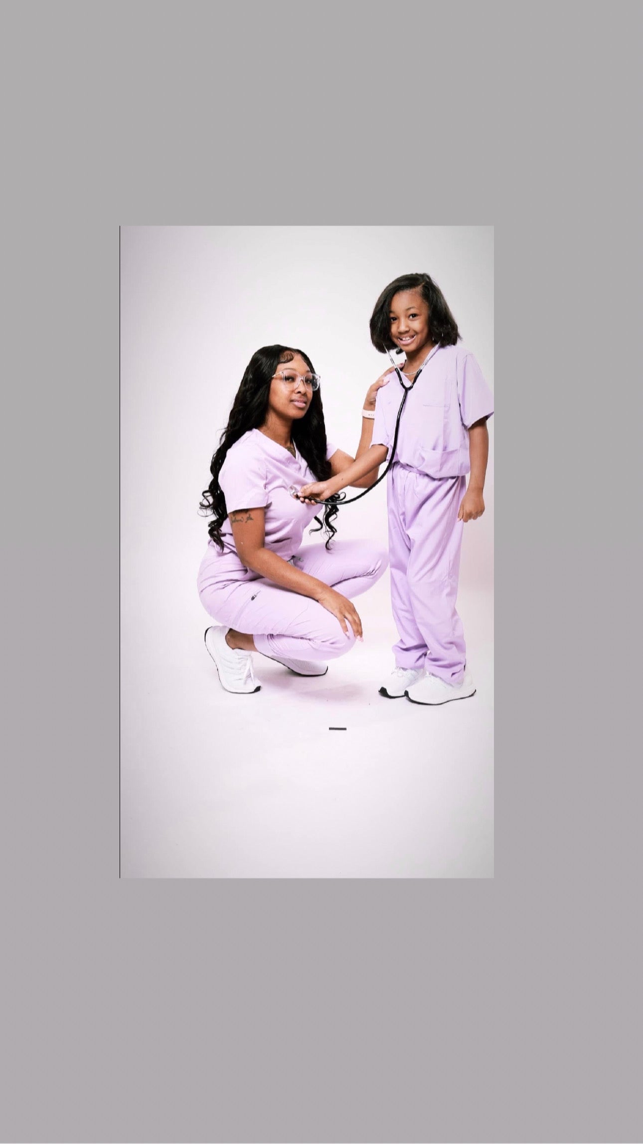 Royal Luxe 3-Piece Scrub Set.