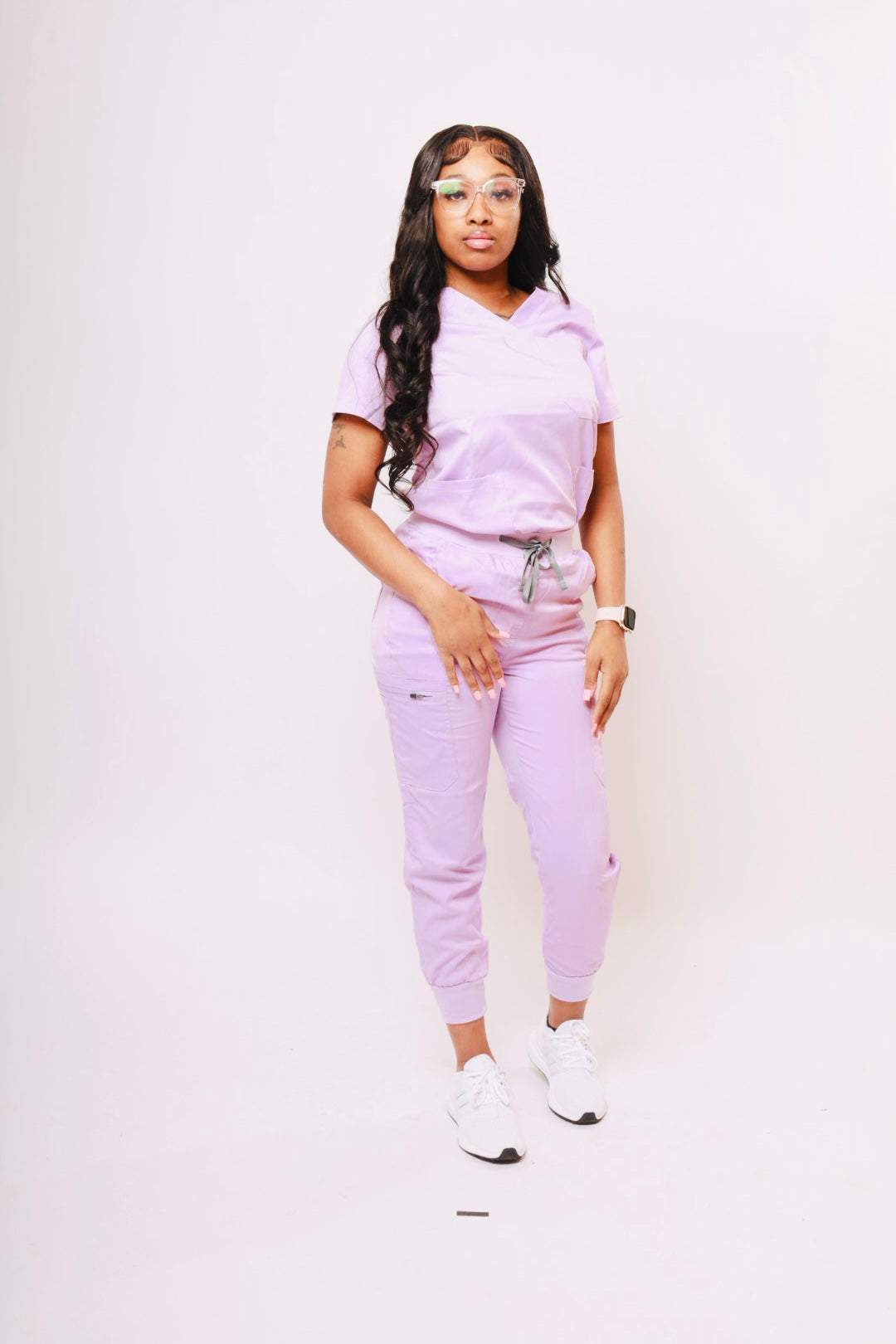 Royal Luxe 3-Piece Scrub Set.