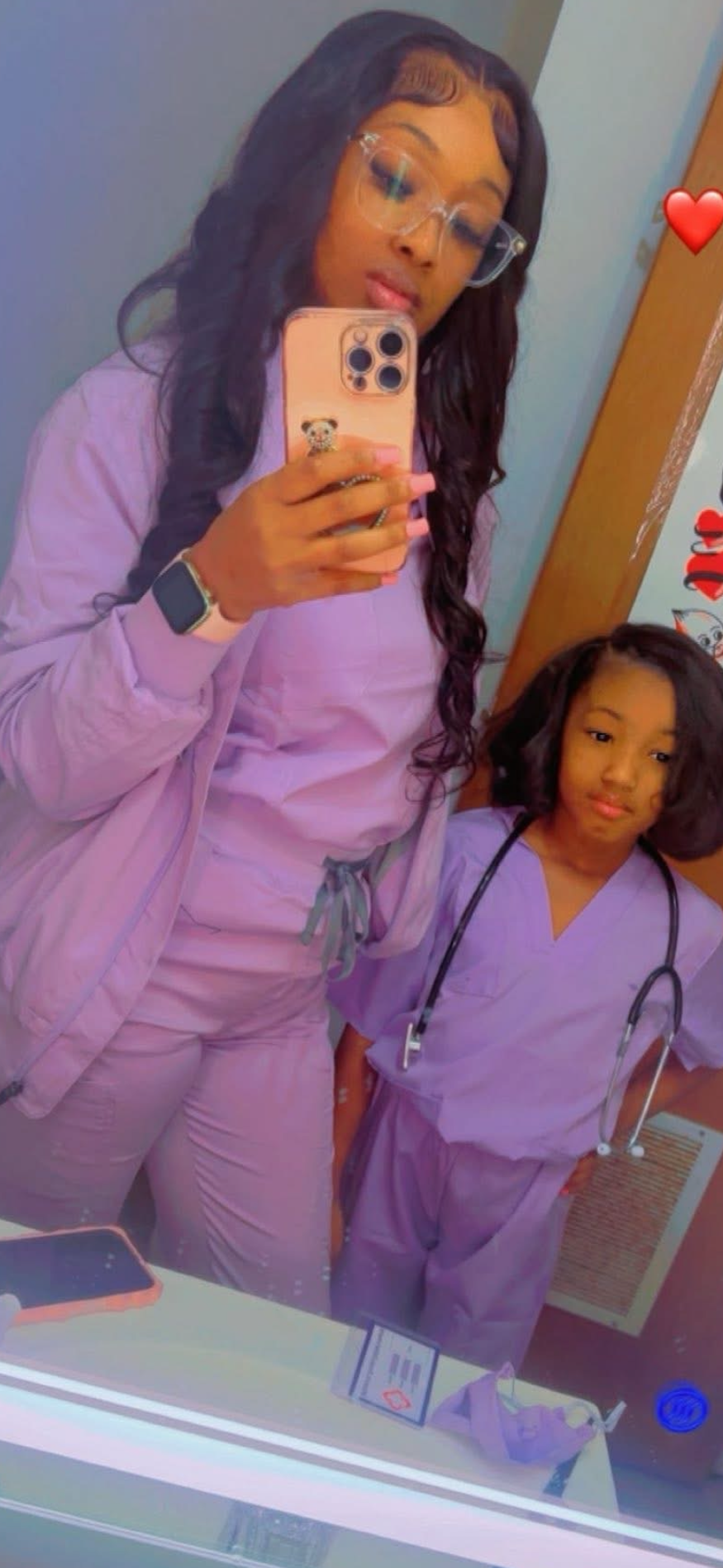 Royal Luxe 3-Piece Scrub Set.