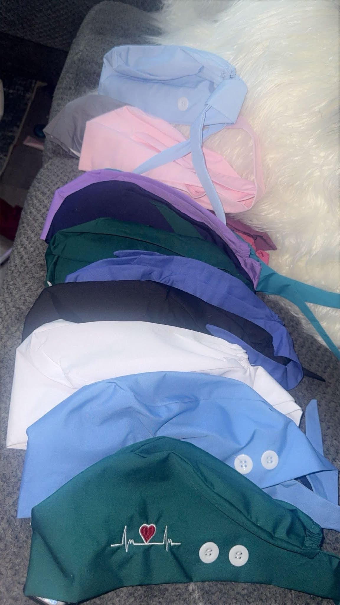 Solid & Multi-Color Scrub Caps